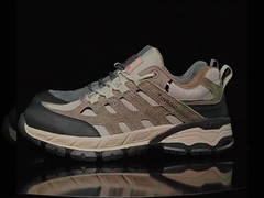 Giày an toàn công nghiệp cách nhiệt da lợn + Sợi thép vải giày làm việc giày an toàn cao su