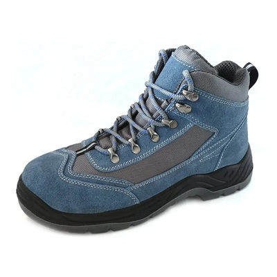 Mua S1P Industrial Steel Toe Shoes Anti Impact Puncture Resistant Work Boots Màu xanh online manufacture
