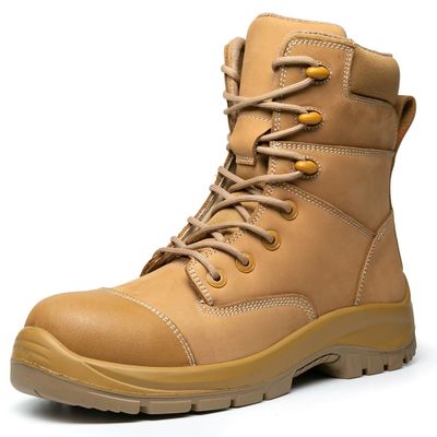 Mua Màu vàng phong cách Martin giày chống trượt / mặc chống da bò giày làm việc online manufacture