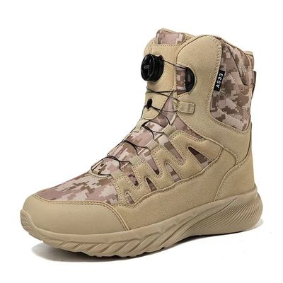 Mua Steel Toe Tactical Military Boots Unisex Waterproof Desert Boots Cho Đi bộ Trượt tuyết Khám phá ngoài trời online manufacture