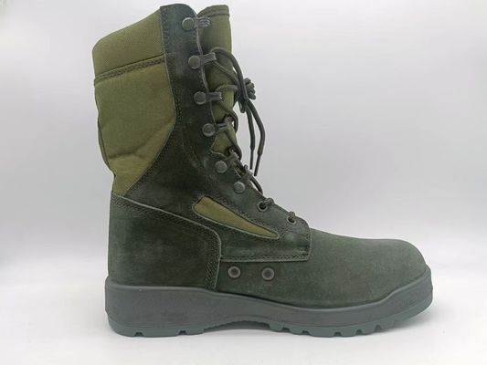 Mua Giày an toàn chiến thuật màu xanh lá cây cao đỉnh da da suede thở online manufacture