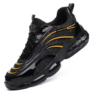 Mua Black Superfine Steel Wire Fabric Work Shoes TPU Safety Shoes Kevlar Anti-stab EVA Sole Work Shoes Comfortable Safety Shoes online manufacture