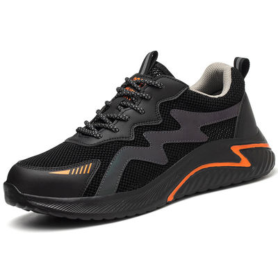 Mua Electrical Safety Shoes Work Shoes With Anti-smashing Plastic Toe Shoes For Men EVA Sole Men's Work Shoes Flyknit Kevlar Midsole Safety Shoes online manufacture