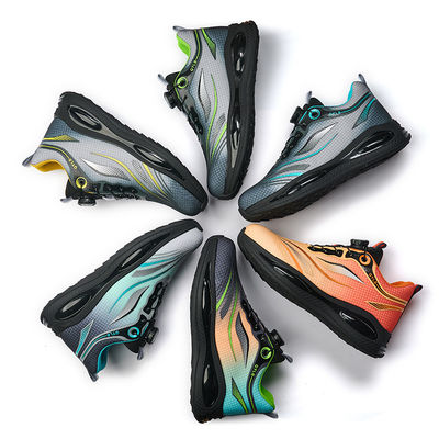 Mua Thoáng Khí Flyknit Thoải Mái Giày An Toàn Mũi Thép Công Nhân Giày Chống Đâm Thủng Kevlar Giày Cho Nam Công Nghiệp Giày TPU online manufacture