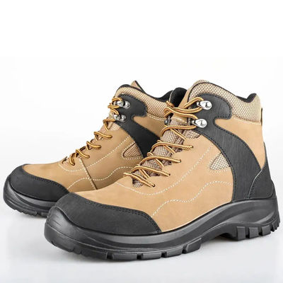 Giày làm việc bằng thép màu vàng Giày làm việc CE Đàn ông giày Nubuck cho mùa đông
