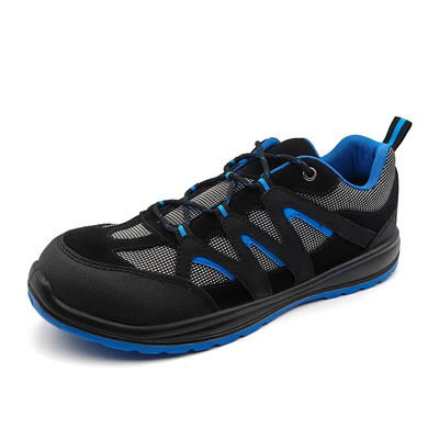 Giày an toàn thoải mái da suede Oxford thép ngón chân giày làm việc chống va chạm đâm