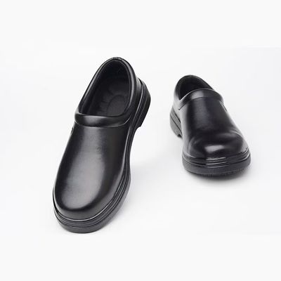 Chef Công việc giày chân thép chống đập chống đâm giày da bình thường