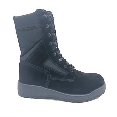 Black High Top Sa mạc giày chiến thuật Suede thở ngoài trời đi bộ bộ