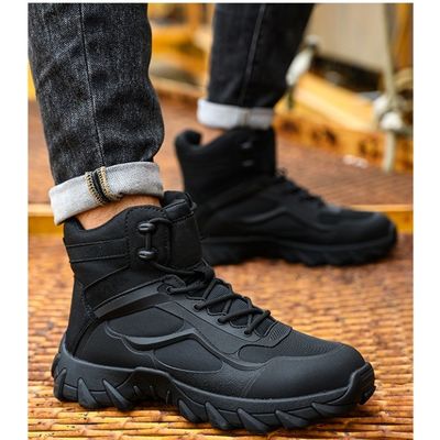 Giày an toàn da suede với vỏ giữa vỏ Kevlar và vỏ cao su